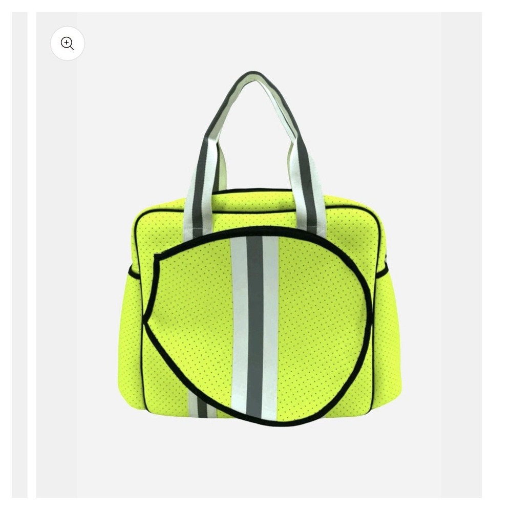 Parker And Hyde Tennis Bag Neoprene Neon Stripe Brand‎ New